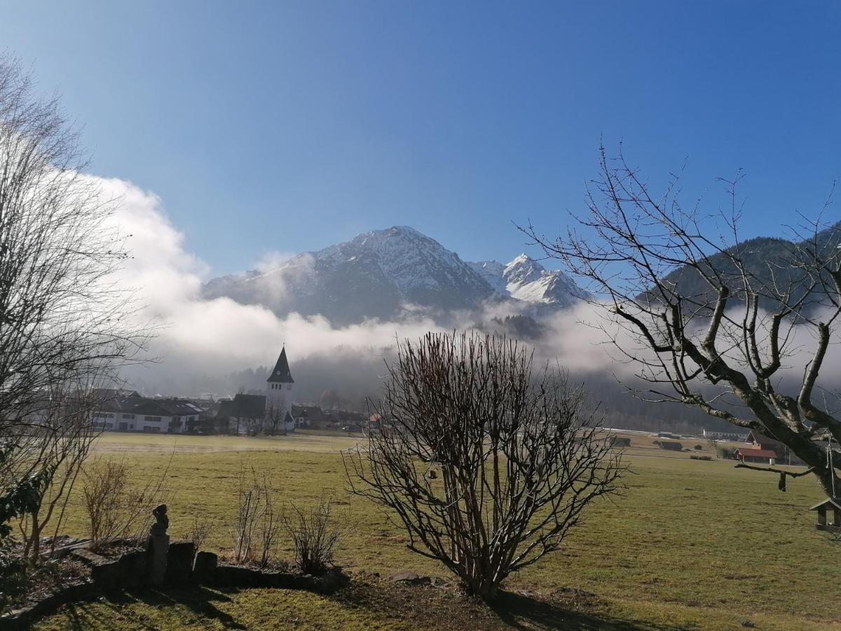 Alpenstyle Ferienwohnung mit Südbalkon in Geisteier's Hüs Bad Oberdorf Exterior foto