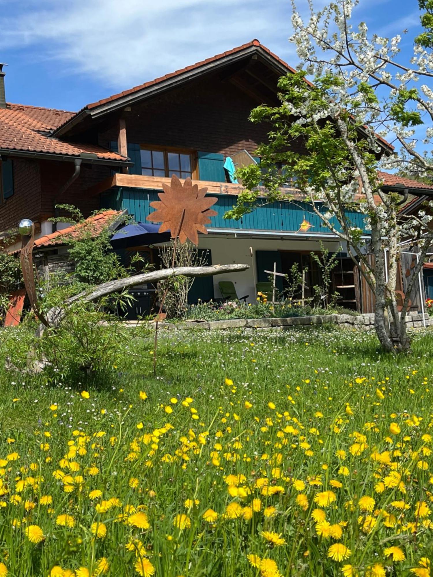 Alpenstyle Ferienwohnung mit Südbalkon in Geisteier's Hüs Bad Oberdorf Exterior foto